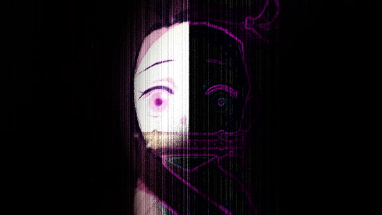 Аниме, Убиец на демони: Кимецу но Яйба, Незуко Камадо, HD тапет HD wallpaper