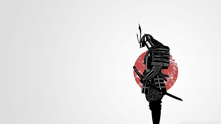 fondo de pantalla digital samurai, samurai, Fondo de pantalla HD