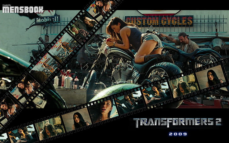 Megan Fox Crazy On Bike, fou, vélo, megan, Fond d'écran HD