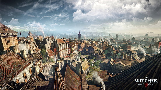 city, the city, game, The Witcher 3: Wild Hunt, Novigrad, HD wallpaper HD wallpaper
