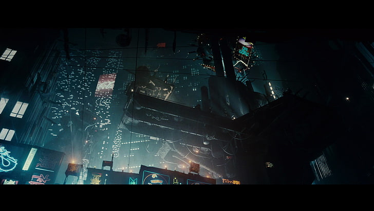 yüksek katlı bina illüstrasyon, filmler, Blade Runner, HD masaüstü duvar kağıdı