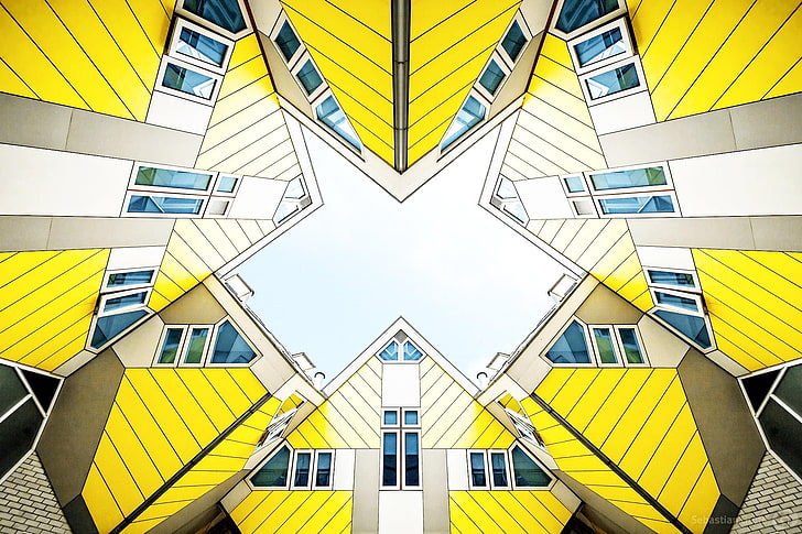 house, Rotterdam, Netherlands, HD wallpaper