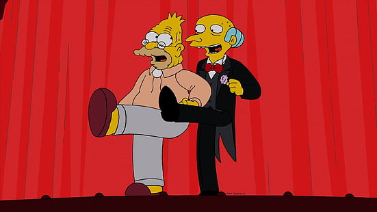The Simpsons, Montgomery Burns, Mr. Burns, HD wallpaper HD wallpaper