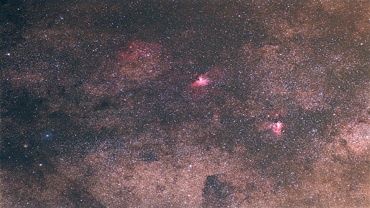 لوحة تجريدية باللونين البني والأسود عن قرب التصوير الفوتوغرافي ومسارات النجوم والفضاء، خلفية HD