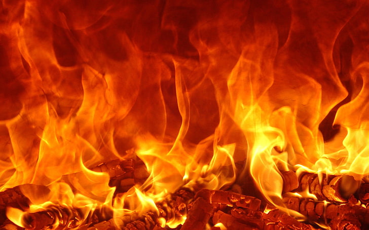 ilustracja płomienia, fotografia, ogień, Tapety HD