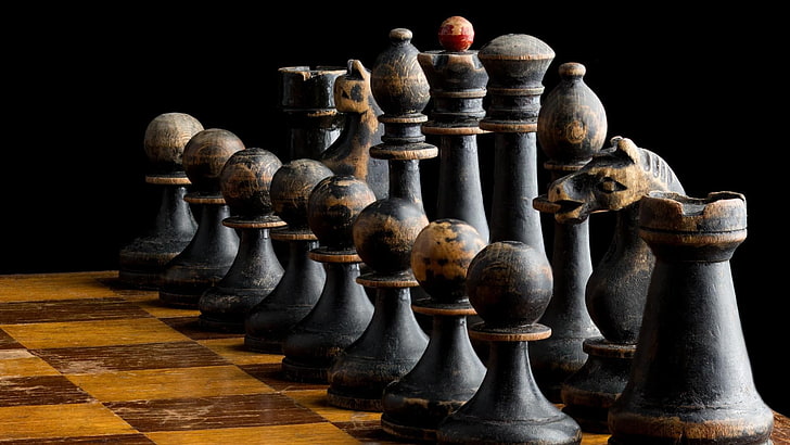 tablero, ajedrez, clásico, juego, estrategia, Fondo de pantalla HD