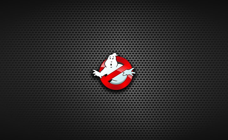 Логотип Ghost Buster, кино, обои, логотип, призрак, фильм, охотники за привидениями, фильм, Сугой, HD, полтергейст, паранормальное существо, оставаясь Годзиллой, HD обои