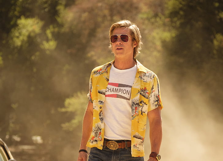 Film, Once Upon A Time Di Hollywood, Brad Pitt, Cliff Booth, Wallpaper HD