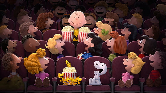 Charlie Brown illustration, The Peanuts Movie, Snoopy, Charlie Brown, HD wallpaper HD wallpaper
