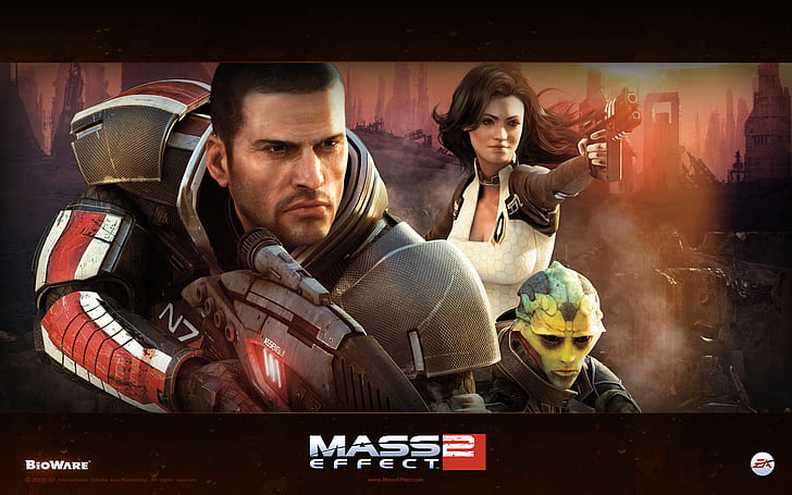 Mass Effect 2 ، الكتلة ، التأثير، خلفية HD