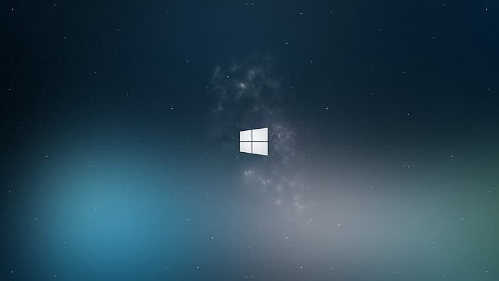 Windows 10, minimalismo, azul, logo, fresco, fondo humo, Windows 7, Chill  Out, Fondo de pantalla HD | Wallpaperbetter
