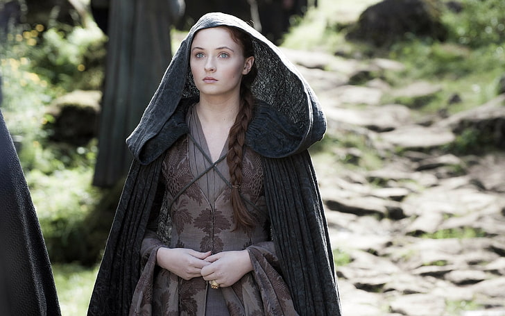 왕좌의 게임, Sansa Stark, Sophie Turner, 여자, HD 배경 화면
