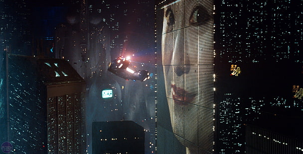 wallpaper digital videogame, film, fiksi ilmiah, Blade Runner, Wallpaper HD HD wallpaper