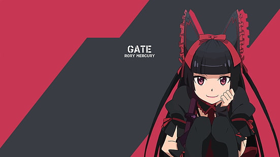 สาวการ์ตูน, Gate: Jieitai Kanochi nite Kaku Tatakaeri, Rory Mercury, anime, วอลล์เปเปอร์ HD HD wallpaper