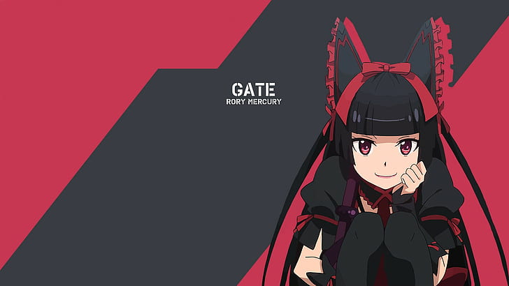 Rory Mercury, anime girls, anime, Gate: Jieitai Kanochi nite Kaku Tatakaeri, HD wallpaper