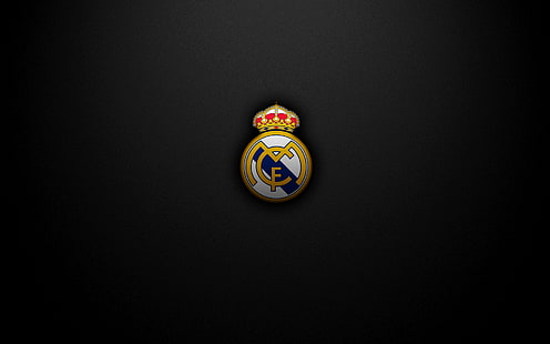 Футбол, Реал Мадрид, лого на Реал Мадрид, HD тапет HD wallpaper