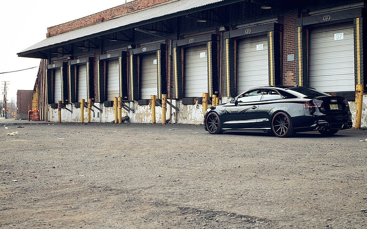 Audi S5 HD, รถเก๋งสีดำ, รถยนต์, audi, s5, วอลล์เปเปอร์ HD