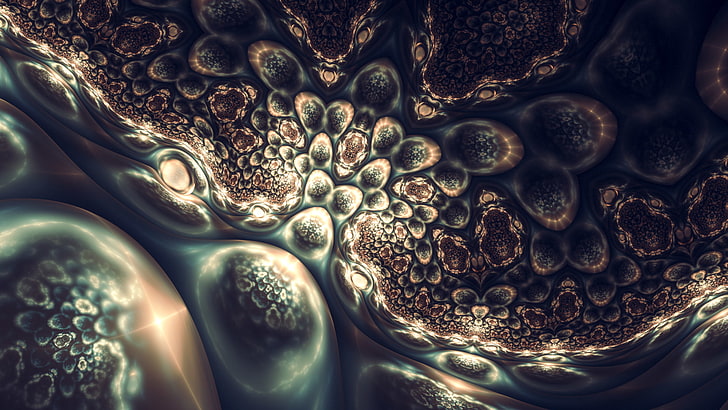 fractal, abstract, digital art, artwork, HD wallpaper