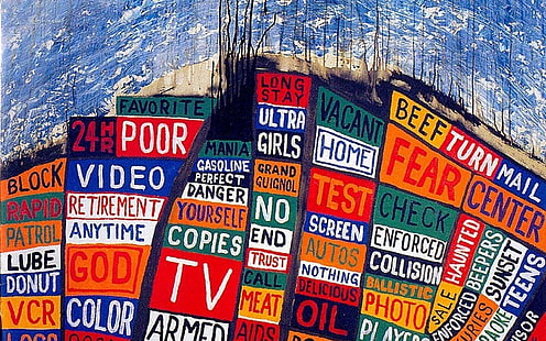tappetino assortito, cantante, Radiohead, Sfondo HD HD wallpaper