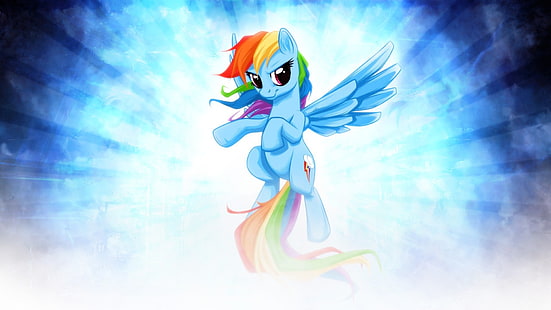 Émission de télévision, My Little Pony: Friendship is Magic, Rainbow Dash, Fond d'écran HD HD wallpaper