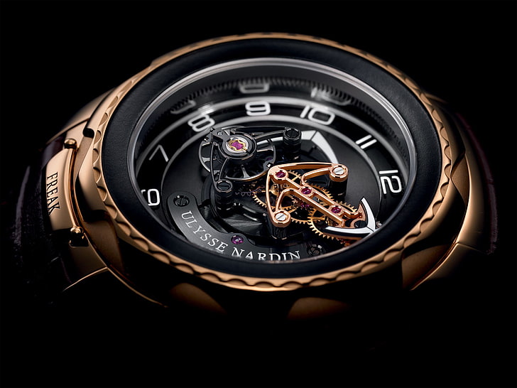 луксозни часовници, часовник, Ulysse Nardin, HD тапет