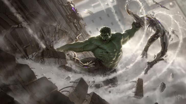 Vingadores: Idade de Ultron, Hulk, HD papel de parede