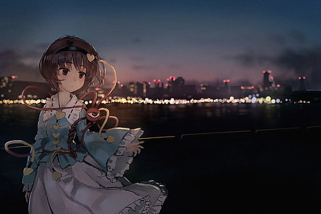Anime, Touhou, Girl, Satori Komeiji, HD wallpaper HD wallpaper
