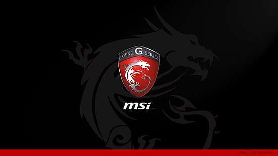 Logotipo MSi, MSI, exército de dragões, dragão, HD papel de parede HD wallpaper