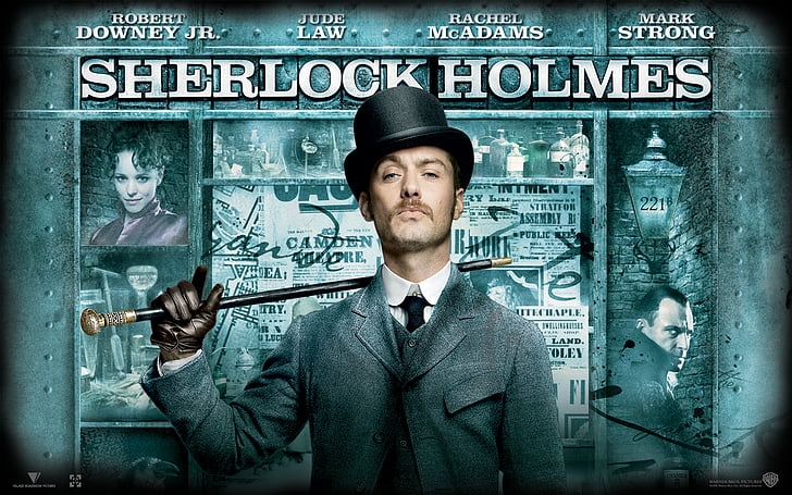 доктор, Холмс, Джуд, закон, кино, кино, плакаты, Шерлок, Уотсон, HD обои