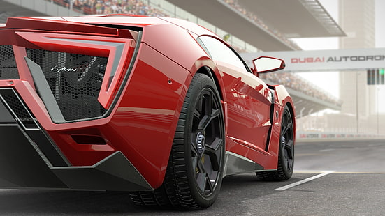 red Lykan Hypersport coupe, project cars, lykan hypersport, hypersport, HD wallpaper HD wallpaper