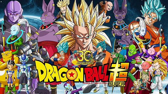 Dragon Ball, Dragon Ball Super, Beerus (ดราก้อนบอล), Botamo (ดราก้อนบอล), Champa (ดราก้อนบอล), Frost (ดราก้อนบอล), Gohan (ดราก้อนบอล), Goku, Goten (ดราก้อนบอล), Gotenks (ดราก้อนบอล) , Hit (Dragon Ball), Jaco Teirimentenpibosshi, Krillin (Dragon Ball), Kyabe (Dragon Ball), Magetta (Dragon Ball), Majin Buu, Monaka (Dragon Ball), Piccolo (Dragon Ball), SSGSS Vegeta, Trunks (ดราก้อนบอล ), วาโดส (ดราก้อนบอล), วิส (ดราก้อนบอล), วอลล์เปเปอร์ HD HD wallpaper