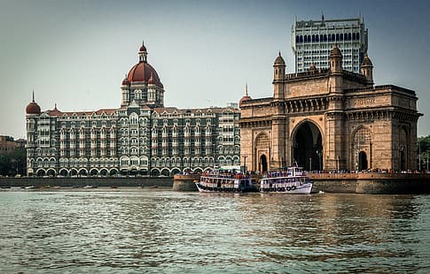 Fiume, India, Architettura, Mumbai, Sfondo HD HD wallpaper