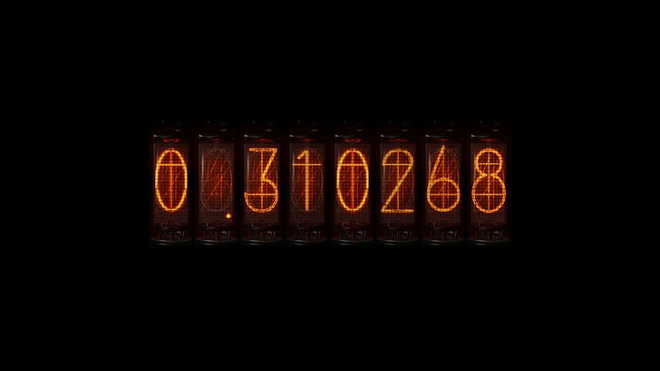 steinsgate anime time travel divergence meter nixie tubes, HD wallpaper