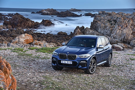 BMW, BMW X3, Blaues Auto, Auto, Luxusauto, SUV, Fahrzeug, HD-Hintergrundbild HD wallpaper
