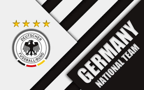 Fußball, deutsche Fußballnationalmannschaft, Emblem, Deutschland, Logo, HD-Hintergrundbild HD wallpaper