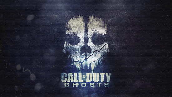 Logo Call of Duty Ghosts, Appel du devoir: Fantômes, Call of Duty, Crâne, Fond d'écran HD HD wallpaper