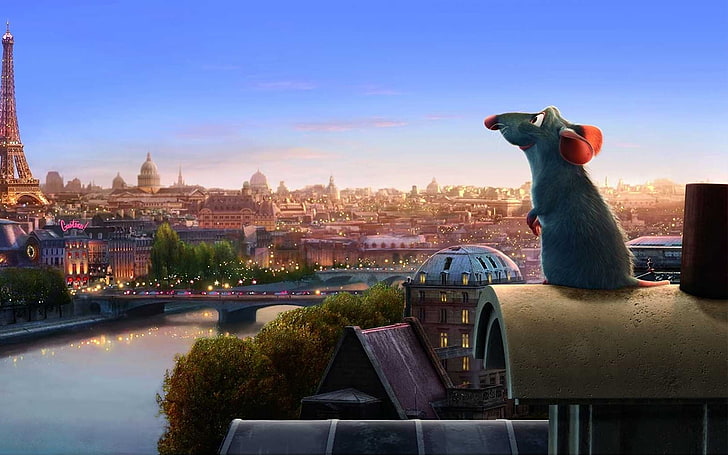 Paris Pixar Disney Company Filme Ratatouille Unterhaltung Filme HD-Kunst, Filme, Paris, Pixar, Ratatouille, Disney Company, HD-Hintergrundbild