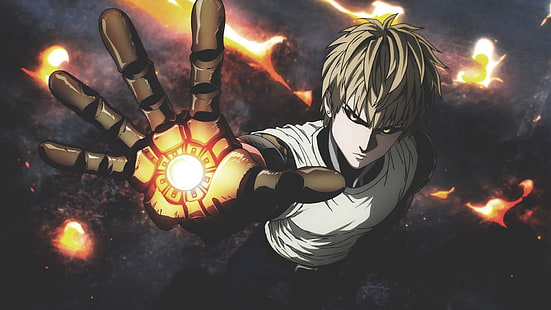 One Punch Man Genos цифровые обои, Genos, One-Punch Man, HD обои HD wallpaper