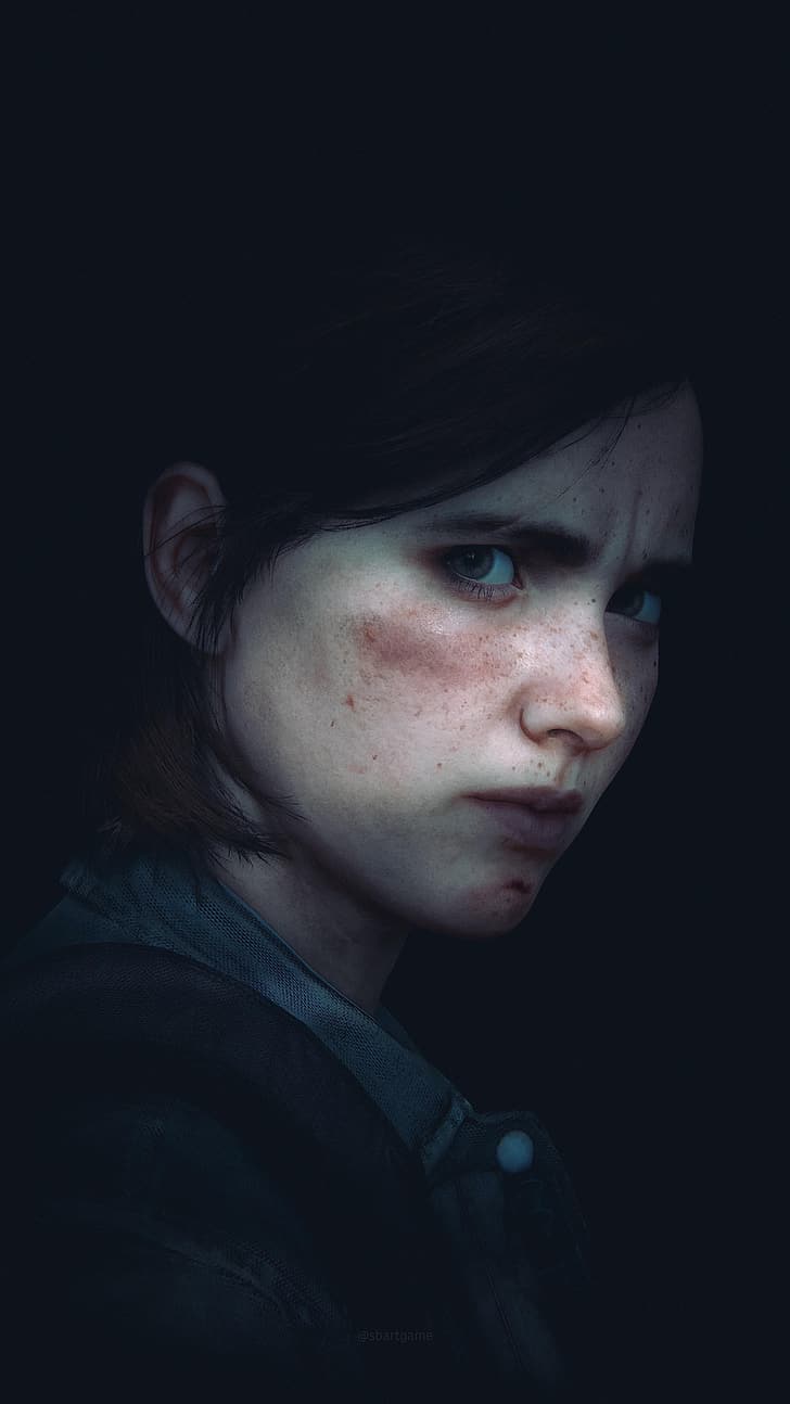 Ellie、Ellie Williams、The Last of Us、The Last of Us 2、アートワーク、ビデオゲーム、ビデオゲームアート、PlayStation、Naughty Dog、 HDデスクトップの壁紙、 スマホの壁紙