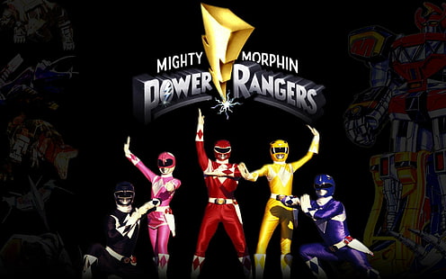 power rangers tv series tv mighty morphin power rangers, HD wallpaper HD wallpaper