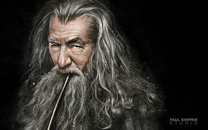 Lo sfondo digitale dello Hobbit Gandalf, Gandalf, Lo Hobbit, Il Signore degli Anelli, Sfondo HD