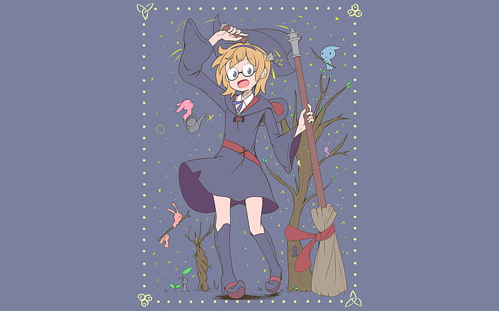 Anime, Little Witch Academia, Lotte Yanson, Wallpaper HD
