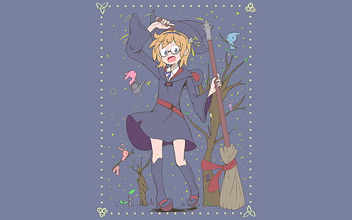 Anime, Little Witch Academia, Lotte Yanson, HD wallpaper HD wallpaper
