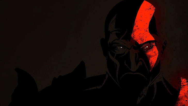 Kratos från God of War illustration, Kratos, videospel, God of War, God of War III, HD tapet