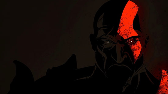 Kratos från God of War illustration, Kratos, videospel, God of War, God of War III, HD tapet HD wallpaper