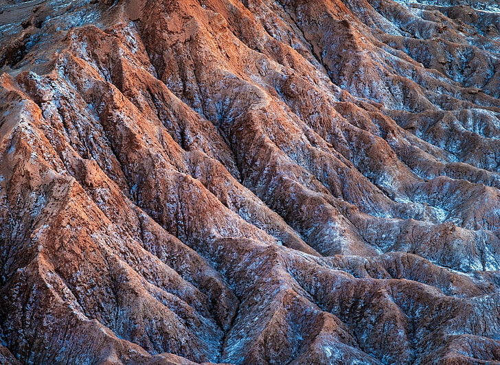Death Valley, Chile, Atacama Desert, mountains, sunset, desert, nature, landscape, HD wallpaper