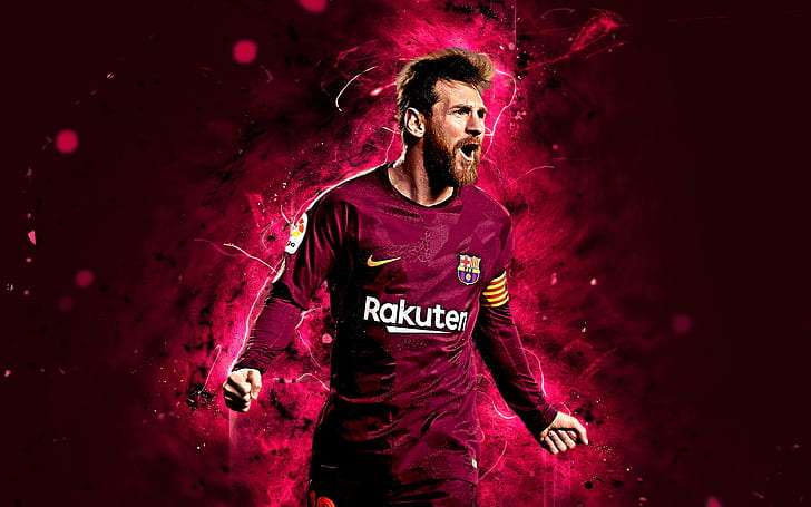 Futebol, Lionel Messi, FC Barcelona, HD papel de parede