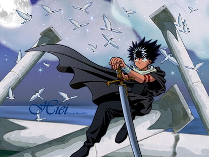 Geisterkämpfer Vincent Illustration, Anime, Yu Yu Hakusho, HD-Hintergrundbild HD wallpaper