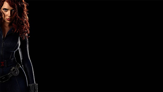 Черная вдова, кино, Черная вдова, Скарлетт Йоханссон, герой, черный, Железный Человек 2, супергерои, Marvel Cinematic Universe, постер фильма, Мстители, женщины, HD обои HD wallpaper