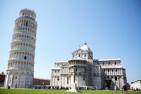 التاريخ ، إيطاليا ، النصب التذكاري ، بيزا ، البرج، خلفية HD HD wallpaper